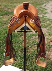 3B Visalia-style old-timer saddle